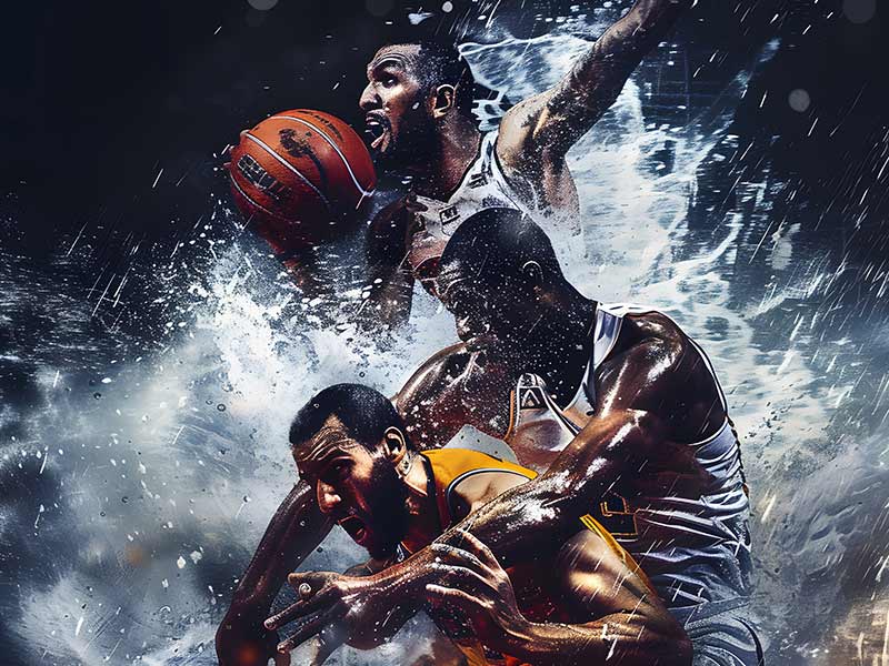 一览众山小！张子宇在篮下接球轻松放篮，对手只能举手目视